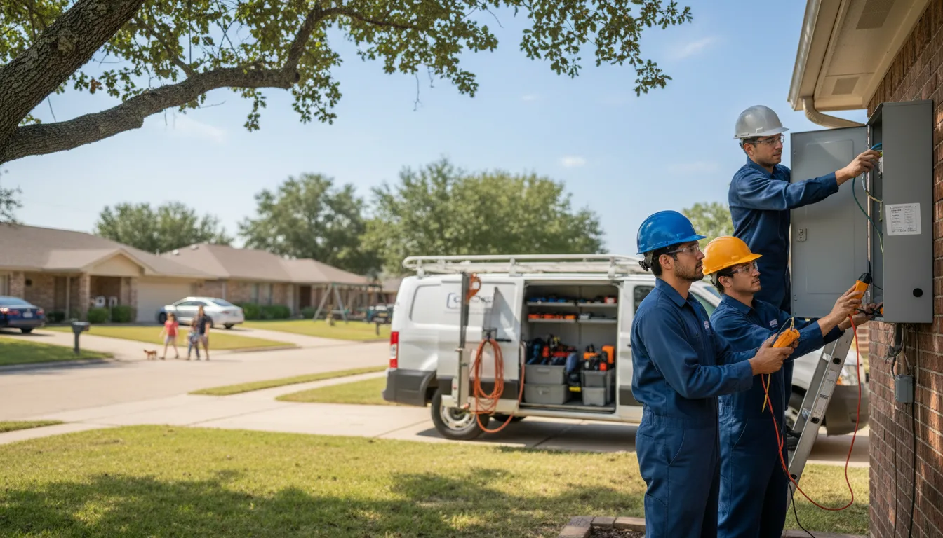 Certified electrician providing emergency electrical services in Union Point, GA
